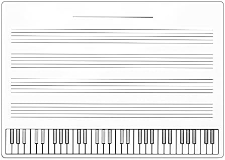 Apagar a equipe de música a seco quadro branco, tamanho portátil A4