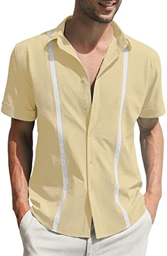 Camisas de praia de verão para homens masculino casual bolso de bolso de bolso lapela de manga comprida camisa masculina roupas de cravo músicos