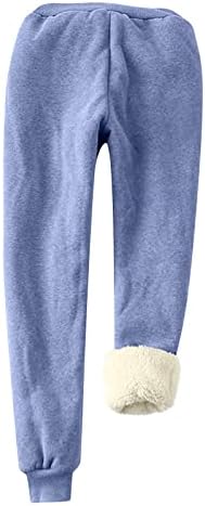 Natal sherpa sherpa forrado calça de moletom de inverno de lã de lã atlética de inverno natal calças de pijamas de graphic