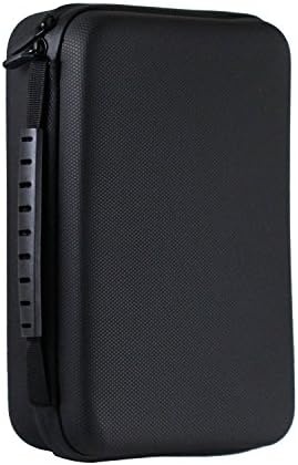 Navitech Black Shock Proof Hard Storage Case/Capa compatível com a câmera de ação de câmera de câmera S71T Plus AEE S71T Plus