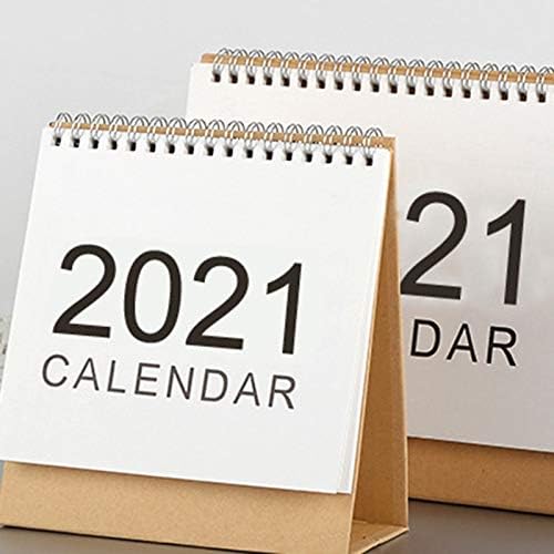 Hevirgo Diário simples Diário Agenda Anual, 2021 calendário de mesa, calendário 2021, calendário, calendário de mesa