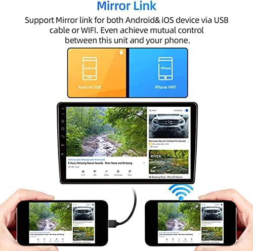 Auto Multimedia Player, Android 9.1 Sistema de 9 polegadas Touch Screen GPS Autoradio GPS para T.OY.OTA WIGO 2018, com