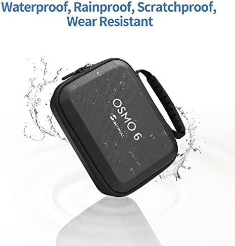 Skyreat OSMO Mobile 6 Case, PU Leather portátil OM 6 Bolsa de ombro de caixa para DJI OM 6 Acessórios para estabilizadores