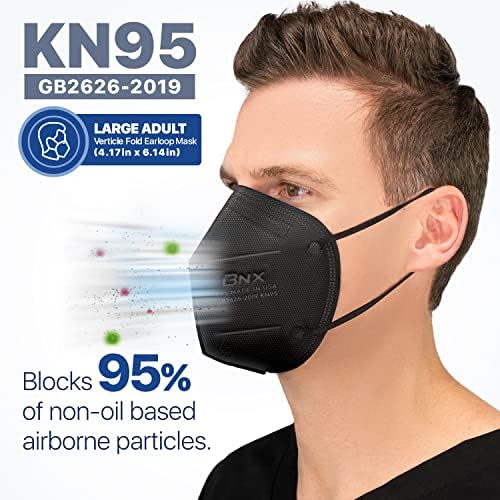 BNX KN95 máscaras faciais feitas nos EUA