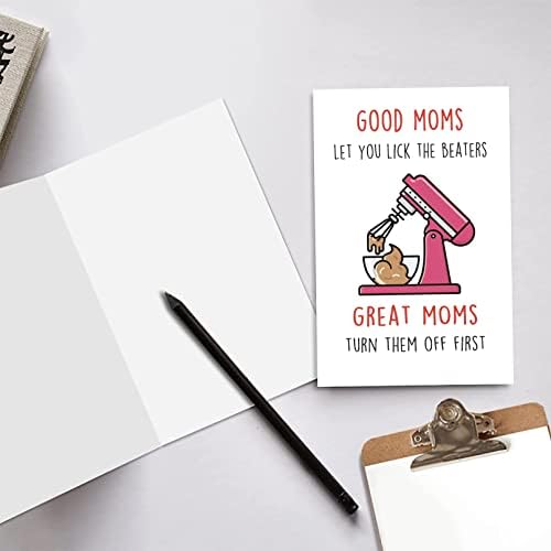 Cartão engraçado do dia das mães para a esposa, primeiro cartão de aniversário para mamãe, presentes únicos para mulheres para mulheres,