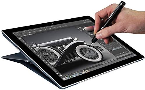 Broonel Black Point Fine Digital ativo caneta de caneta compatível com o laptop HP 14-DK0018NA Full-HD 14 polegadas | HP