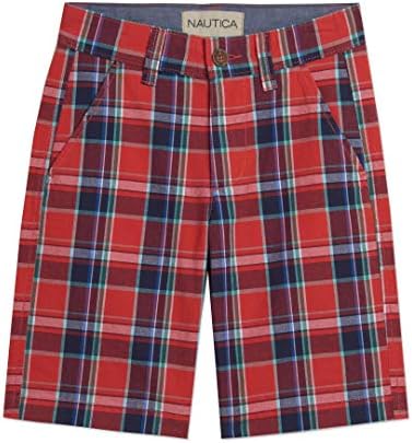 Shorts frontais planos da Nautica Boys