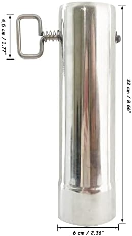 Yzryxhwl aço inoxidável Kit de cano de fogão aço de aço de parede de tubulação de tubo, chaminé de chaminé, tampas de chuva