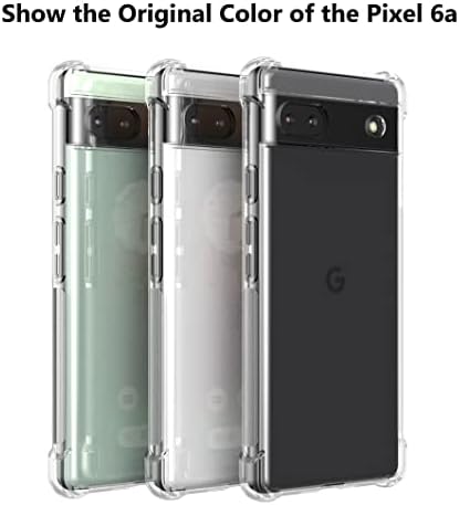 Case de Cresee para o Google Pixel 6A 6,1 polegadas, com proteção de canto reforçado com proteção da câmera, capa de