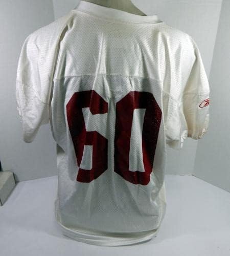 2009 San Francisco 49ers 60 Game usou Jersey White Practice 2xl 525 - Jerseys de jogo NFL não assinado usada