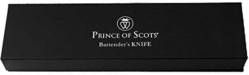 Faca do barman Prince of Scots | Alça extra grande | Aço premium, lâmina multiuso, ferramenta de barra