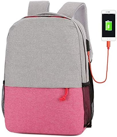 Mochilas ACROA para homens, USB Chave Backpack Back Bag Bag