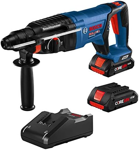 Bosch GBH18V-40CK27 Profactor 18V Hitman pronto para conectar-se a SDS-MAX CORE18V 12.0 AH Batterias exclusivas Profactor