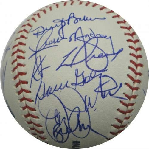 1981 A equipe Dodgers assinou o beisebol Guerrero Garvey Cey Lopes Lasorda Sax Mota Coa - Bolalls autografados