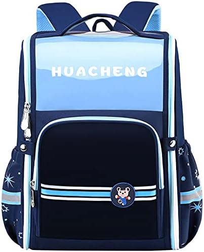 Mochila McWth School para crianças Livro de sacolas leves à prova d'água para meninos para meninos estudantes de