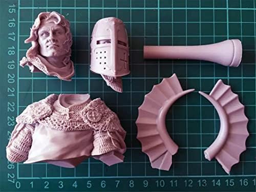 Goodmoel 1/10 Ancient European Knight Resina Figura Busto Modelo / Soldado Desmonte e Soldado Die Kit Cast / LS-3714