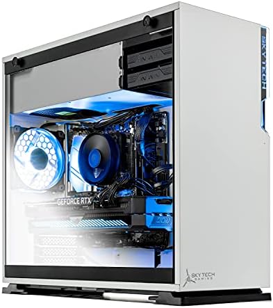 Skytech Shiva Gaming PC Desktop - AMD Ryzen 5 5600x 3,7 GHz, RTX 3080 10GB GDDR6X, 16GB DDR4 3200, 1TB NVME SSD, 750W GOLD PSU,
