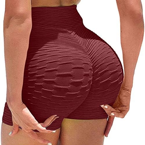 Shorts huihaixiangbao para mulheres de verão casual, shorts atléticos de barriga de barriga de barriga de barriga