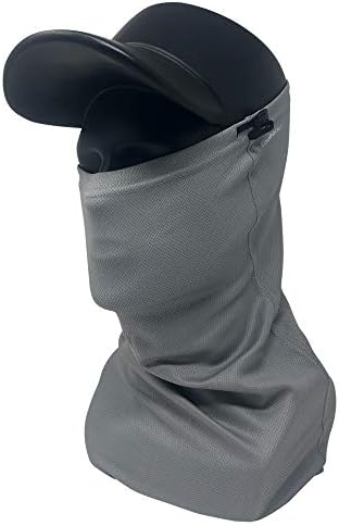 Coolnes - Garda de pescoço com cordão, reutilizável máscara de face de pano de pano lavável Bandana Sun Shield UV UPF 50+