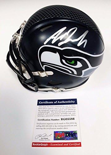 Seattle Seahawks Amara Darboh assinou Riddell Mini capacete PSA/DNA RG05586 - Mini capacetes autografados da NFL