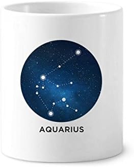 Constelação de aquário signo zodíaco escova de dentes caneta caneca stand stand stand copo