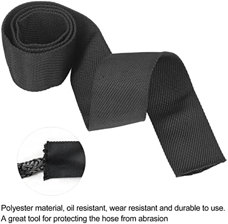 Protetor de corda de guincho, policeira de corda de guincho de protetora Black Universal para 5cm/1,97 pol.