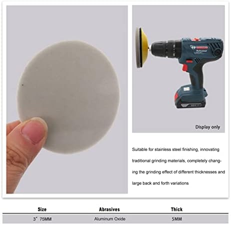Lixa abrasiva de Zsblxhhjd 3 75mm de lixa de disco de esponja de alteamento molhado seco 320-8000 para polimento e moagem
