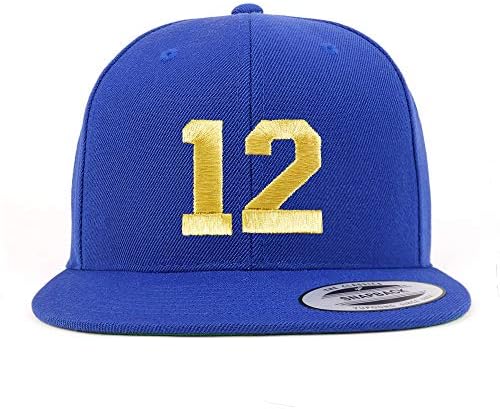 Trendy Apparel Shop número 12 Gold Thread Bill Snapback Baseball Cap