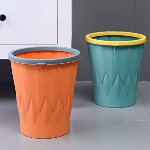 Latas de lixo ditudo lixo pode pressionar lixo lata sem cobertura caseira cesta de papel higiênico cesto de escritório