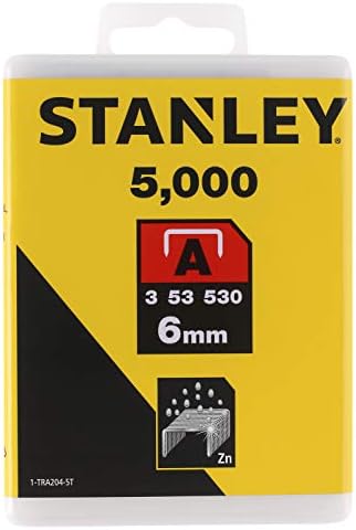 Stanley 1-TRA204-5T tipo A Staples, prata