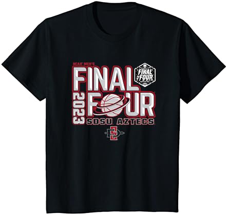San Diego State Aztecs Final Four 2023 Basketball Dunk Black T-Shirt