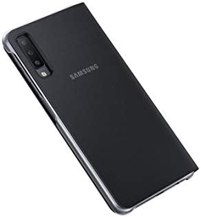 Caso de capa de carteira fólio original da Samsung para Galaxy A7 2018 - Black