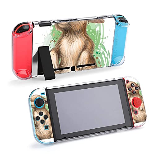 Caso para Nintendo Switch, Rabbit Color Artistic Cinco Pieces Defina acessórios de console de casos de capa protetora para o Switch