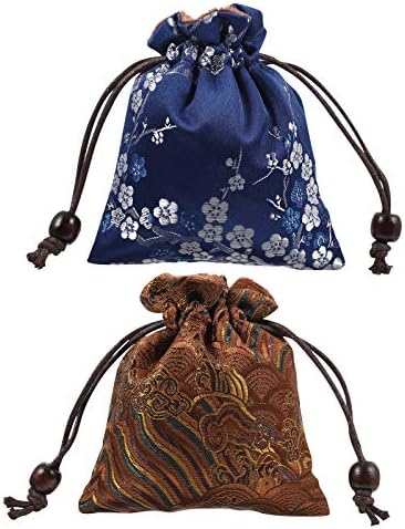 Sacolas de pano de estilo chinês doiLool 2pcs