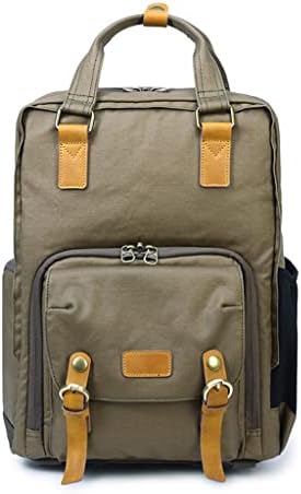 Yfqhdd Profissional Retro Fashion Casual Impermeável Câmera Tripé Saco de Tripógrafo Tripé Backpack DSLR