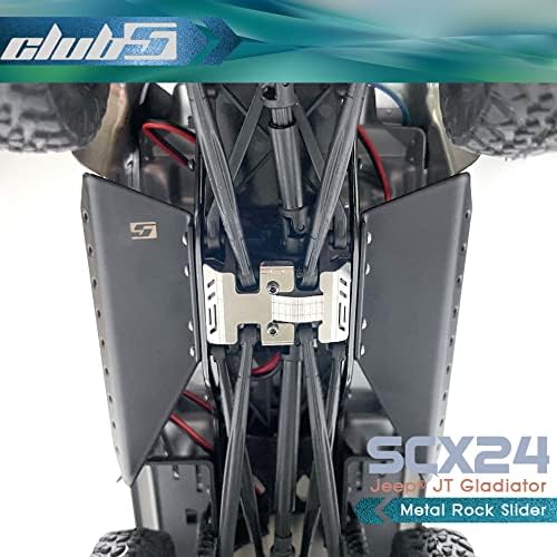 Slider de rocha de metal de Racing 5 para axial Scx24 Jeep Gladiator JT