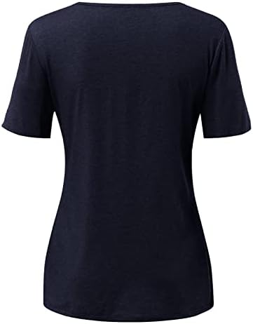 Camisetas de cor mais tamanhos de cor sólida feminina