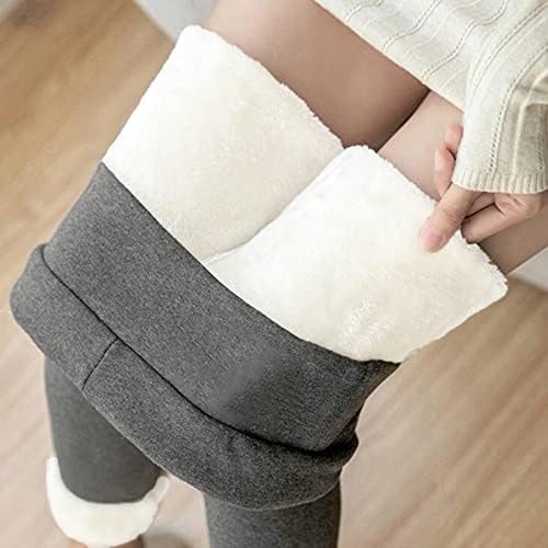Ternos de calça Ethkia para mulheres casuais de inverno de inverno Batterfly imprime leggings elásticos na cintura alta térmica