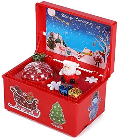Caixa de música de estilo de Natal DHTDVD Linda caixa de música criativa do Papai Noel