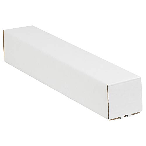 Tubos de correspondência quadrada de suprimentos de suprimento superior, 5 x 5 x 43 , branco