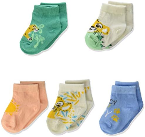 Lion King Live Action Baby 5 Pack Shorty Socks