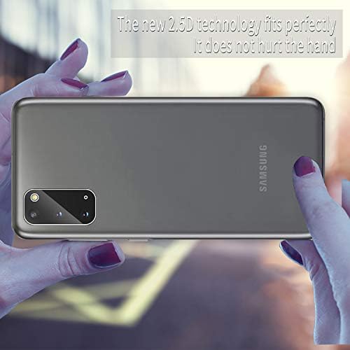 Protetor de vidro de lente de câmera HPTECH de 2 pacote para o protetor de tela de vidro temperado Samsung Galaxy S20, fácil de instalar, sem bolhas, 9H dureza