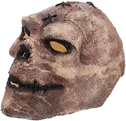 Decorações de Halloween de Abaodam 8 PCs Halloween Scary Scull Scarecrow Skull Latex Party Party Party Latex Ghost Devil- Halloween