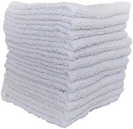 Toalhas econômicas Conjunto de panos de pano de algodão 11x11 algodão altamente absorvente para limpeza geral, banheira,