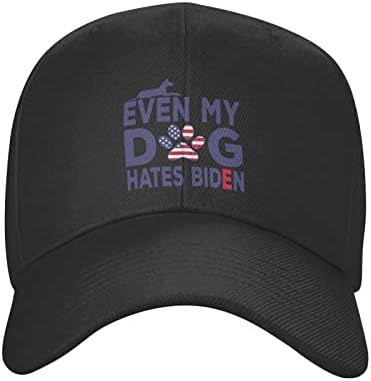 Ghbc até meu cachorro odeia biden adultos baseball tap woman casquette