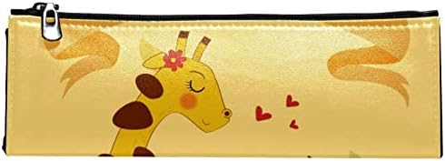Tbouobt Makeup Bag Travel Bolsa de bolsa de bolsa cosmética com zíper, animais de girafas do Dia das Mães da Família