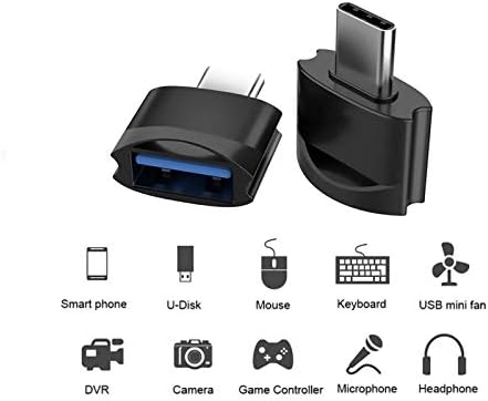 Adaptador masculino USB C feminino para USB compatível com o seu Samsung Galaxy S20 Plus para OTG com carregador Tipo C. Use com dispositivos