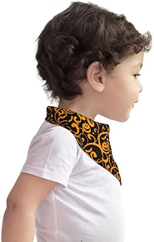 Babador de algodão augenstern Halloween jack pumpkin baby bandana babador babador de dentição