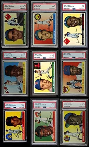 1955 Topps Baseball Completo Conjunto 6.5 - Ex/Mt+ - Conjuntos completos de beisebol