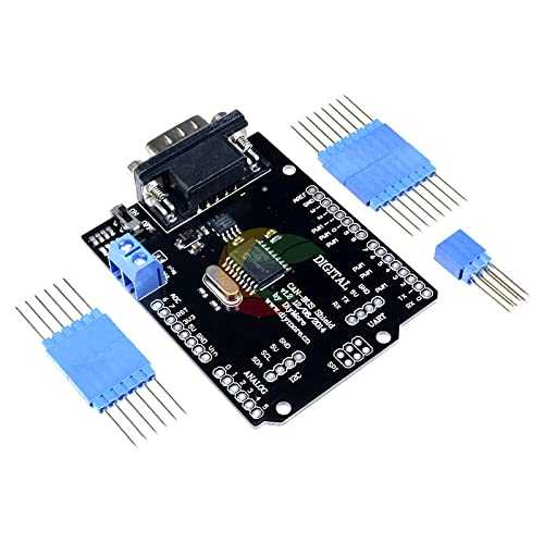 MCP2515 CAN BUSH SHIELD PABILA SPI Interface Connector Expansion Module DC 5V-12V para Arduino 9 pinos diagnóstico automático